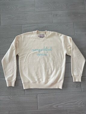 LINGUA FRANCA X GILMORE GIRLS Organic Cotton Embroidered Overqualified Woman